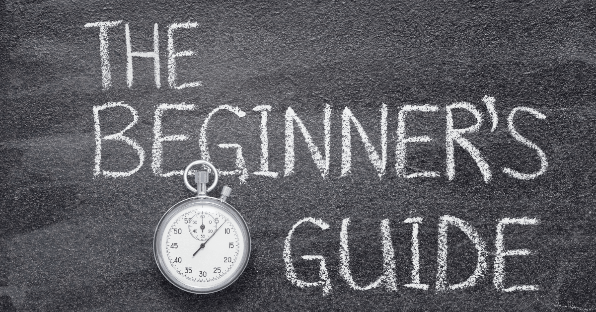 The Beginner’s Guide written on chalkboard