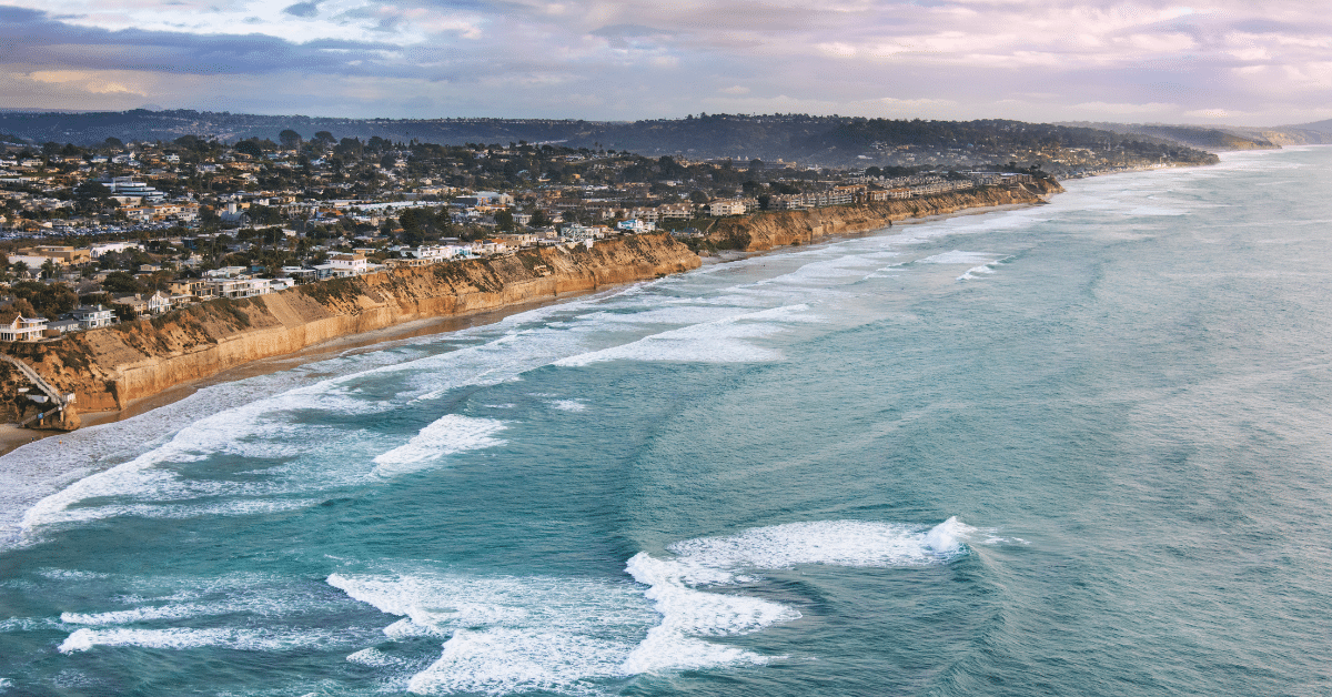 coastal view of San Diego