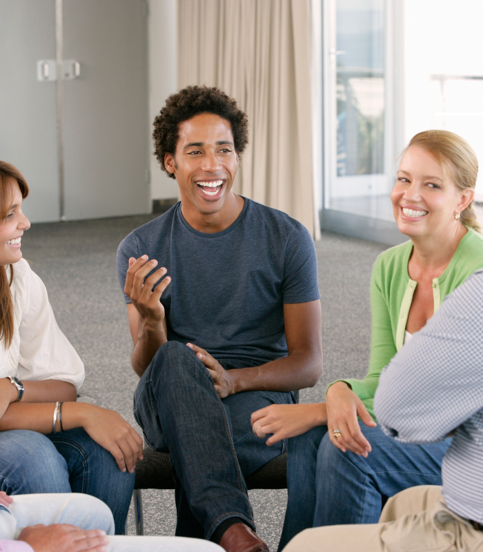 Alcohol Addiction 7 Group therapy discussion