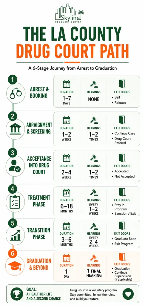 The LA County Drug Court Path